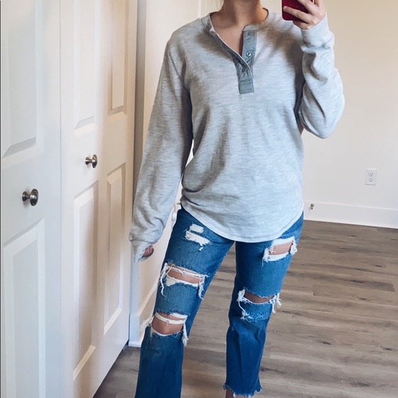 Abercrombie & Fitch Tops - A&F Henley knit